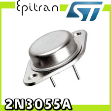 Transistor bjt bipolare 2N3055 2N3055A NPN 15A 60V 115W di potenza TO204 TO3