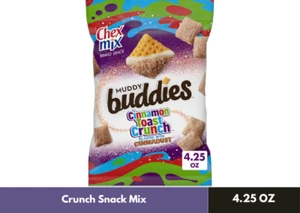 Mezcla de bocadillos crujientes tostadas de canela Chex Mix Muddy Buddies, 4,25 OZ - Imagen 1 de 2