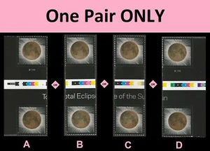 US 5211 Total Eclipse of the Sun F color code gutter pair MNH 2017 - Picture 1 of 1