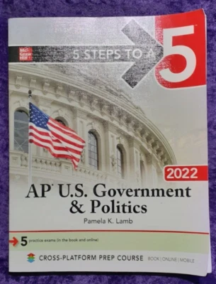 5 Steps To A 5 AP U.S. Government & Politics Paperback Book - Image 1 of 4