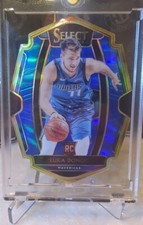 2018 Select LUKA DONCIC Blue Prizm Die-Cut RC #/249 Rookie Card Premier Level