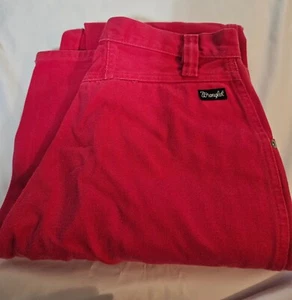 Vintage Damen rosa Wrangler Western nackter Rücken hoher Bund Mom Jeans Größe 5/6 26 x 36 - Bild 1 von 6