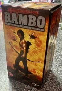 Rambo The Trilogy - First Blood, First Blood Part II, Rambo III (Free UK Post) - Imagen 1 de 1