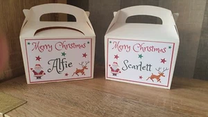 Christmas Treat boxes, Personalised, Christmas eve box idea, gift box, treats - Picture 1 of 2