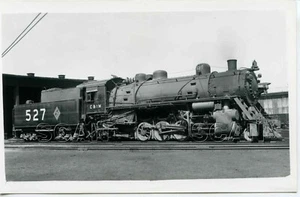 0A153 RRPC 1940s/50s CHICAGO & ILLINOIS MIDLAND RAILROAD 2-8-2 LOCO #527 - Picture 1 of 1