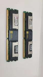 Kingston KTD-WS667/8G 8GB (2x4GB) DDR2 PC2-5300F 667MHz 240pin ECC Server Memory - Picture 1 of 2