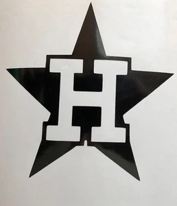 TEXAS STAR H Houston Astros Decal Vinyl decal sticker MANY SIZE & COLORS - Picture 1 of 3
