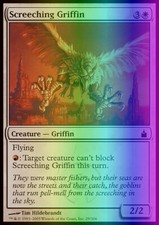 Magic the Gathering MTG Screeching Griffin (29) Ravnica City of Guilds   LP FOIL