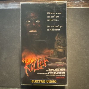KILLER 1989 VHS SOV HORROR ELECTRO VIDEO HTF RARE OOP **YELLOW** VARIANT - Picture 1 of 12