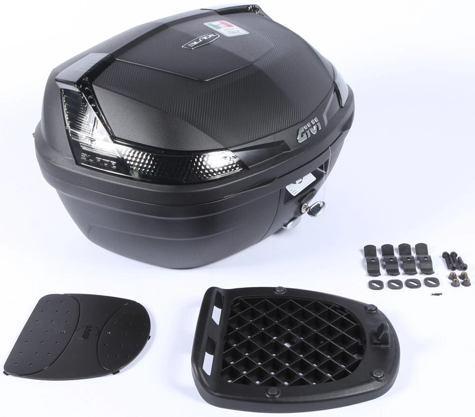 GIVI 2007-2017 SV650A ABS SE ADAPTA A SUZUKI BLADE TOP CASE 47L CON LENTE DE HUMO 22,4X17,5X Foto 1 de 1