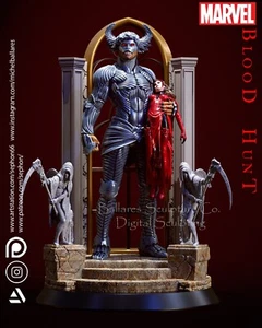 BloodStorm One Diorama /3D Printed/Unpainted/Unassembled/Creative Geek - Bild 1 von 12