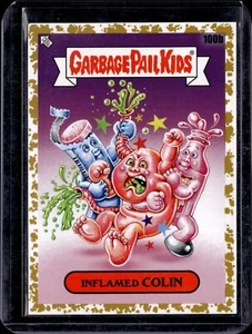 2021 Garbage Pail Kids Food Fight Inflamed Colin 100b GOLD /50 - Picture 1 of 2