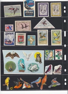 Sellos póster de paloma mensajera, ayuda a restaurar la vida silvestre, Audubon, aves - #8085 - Imagen 1 de 2