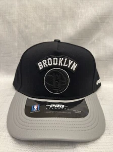 BROOKLYN NETS CITY DOUBLE FRONT LOGO SNAPBACK HAT Pro standard - Picture 1 of 5