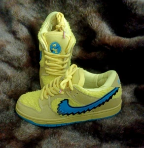 Neu OHNE KARTON Nike Dunk Low SB Grateful Dead Yellow Bear 2020 Größe Damen 8 Selten - Bild 1 von 12