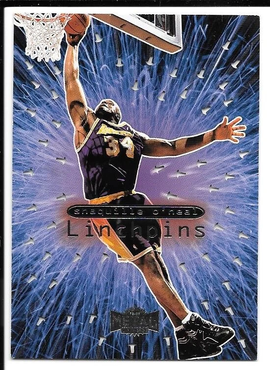 SHAQUILLE O'NEAL 1998-98 SKYBOX METAL UNIVERSE LINCHPINS 1 LA LAKERS HOF SP SSP