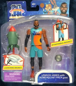 2021 Space Jam: A New Legacy LeBron James Action Figure w/ ACME Rocket Pack 4000 - Picture 1 of 2
