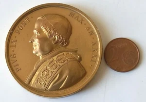 MEDAGLIA PAPALE PIO IX 7 FEBBRAIO 1878 - Imagen 1 de 7