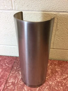Protezione Angolo Mezzo Tondo Acciaio Inox Alta 12" Nuova Protezione Pavimento - Foto 1 di 5
