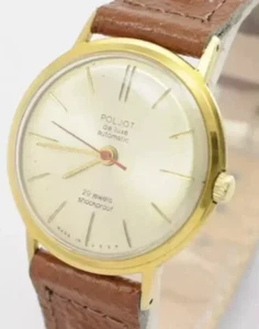 1960s POLJOT DE LUXE AUTOMATIC 29 JEWELS 1MChZ vintage USSR Soviet Watch - Picture 1 of 20