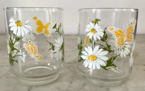 Vintage Libbey Daisy Juice Glass - 3” - Pair of 2 - Picture 1 of 6