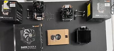 As-is be quiet! Dark Rock Lot Dark Rock 4 Pure Rock Slim 2 - Image 1 of 2