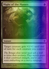 Magic the Gathering MTG Might of the Masses (196) Rise of the Eldrazi   LP FOIL