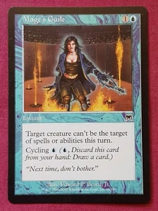 Magic The Gathering ONSLAUGHT MAGE'S GUILE blue card MTG - Picture 1 of 2