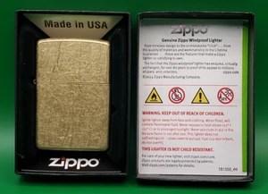 Encendedor ZIPPO NUEVO Latón Cepillado, Clásico atemporal, Nuevo - Imagen 1 de 6