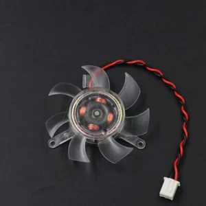 46mm 2pin PC Graphics GPU VGA Video Card Cooler Cooling Fan Hole to Hole 39mm - Picture 1 of 4
