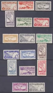 Venezuela C47-63 Mint OG 1937 set completo di 17 posta aerea molto fine - Foto 1 di 1