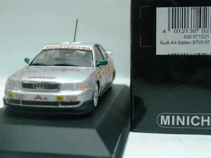 WOW ESTREMAMENTE RARO AUDI A4 QUATTRO #1 Vincitore Capello Varano 1997 1:43 Minichamps - Foto 1 di 3