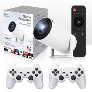 Cinemaster Pro-4k Smart Movie Projector Games Combo Video Games with 2Controller - Imagen 1 de 13