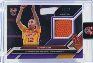 Juju Watkins 2024 Bowman U Now Fastest 1K Game-Used Basketball Relic Purple #/25 - Picture 1 of 2