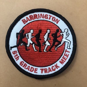 Barrington 5th Grade Track Meet Patch - 3 inches x 3 inches - Picture 1 of 2