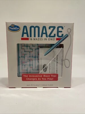 Amaze 16 Mazes In One! By Think Fun. Single Player Game NEW - Image 1 of 2