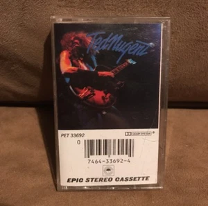 Ted Nugent Self Titled Cassette Tape Epic Stereo PET-33692 STRANGLEHOLD - Picture 1 of 4