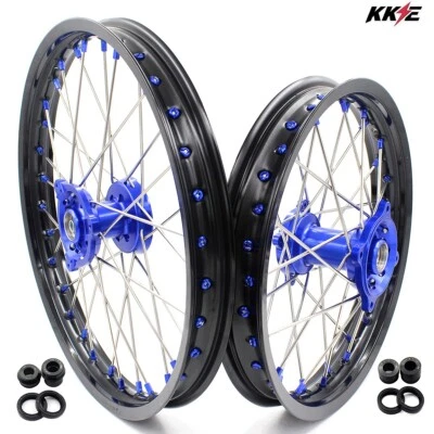 Llanta KKE 19/16"" para niños apta para Yamaha YZ80 1990-2001 YZ85 2002-2025 CNC buje azul Foto 1 de 4