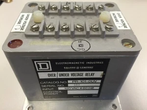 PR-101-OUV Square D OVER / UNDER VOLTAGE RELAY 120 VAC - Picture 1 of 4