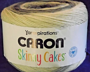 Yarnspirations Caron Skinny Cakes Garn gebacken Alaska leicht 3 Gewichte 1 Knäuel Kuchen - Bild 1 von 4