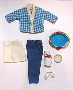 Vintage Pepper #9327 CAT'S MEOW w/Top Pants Sweater & Kitty Cat Accessories - Picture 1 of 2