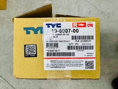 Conjunto de luces antiniebla laterales derechos TYC NSF para modelos Acura MDX 2010-2013 (19-6007-00) Foto 1 de 4