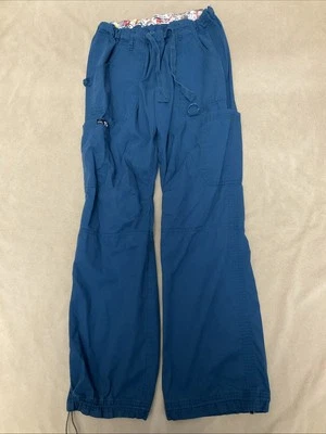 Calça esfoliante Koi pequena feminina verde regular azul - Imagem 1 de 4