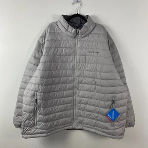 Columbia Powder Lite II Insulated Jacket Coat Gray Mens Size 4X - Picture 1 of 12