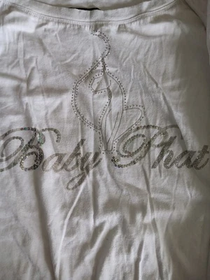 Top de diseñador Phat bebé manga larga blanco para dama (grande) Foto 1 de 4