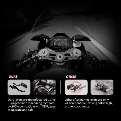 Motorcycle 5D Brake Clutch Levers Fit For Yamaha FJ-09 MT-09 Tracer 2015-2020 - Image 1 of 4