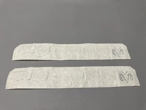 05-07 DODGE RAM 2500 3500 CHROME BIG HORN EDITION NAMEPLATE EMBLEM OEM PAIR - Picture 1 of 6