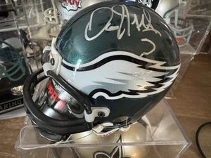 Donovan McNabb Philadelphia Eagles Rookie Mini Helmet Signed Auto - COA - READ - Picture 1 of 6
