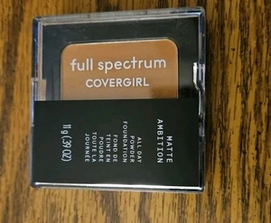 Covergirl Full Spectrum Matte Ambition Powder Foundation Deep Neutral 1 FS405 - Picture 1 of 2