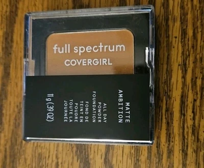 Covergirl Full Spectrum Matte Ambition Powder Foundation Deep Neutral 1 FS405 - Image 1 of 2
